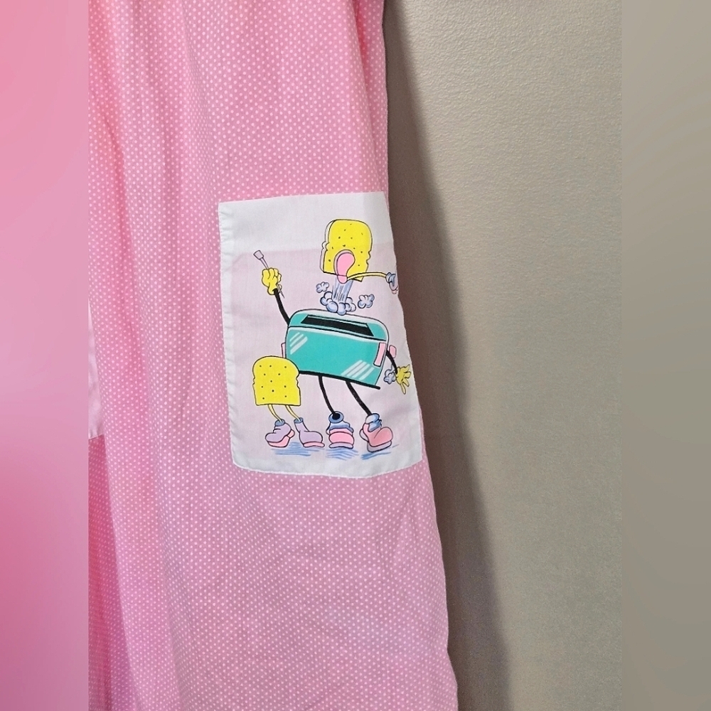 Vintage 50's / 60's Housecoat Duster Robe Kitsch … - image 2